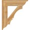 Ekena Millwork Balboa Traditional Rough Sawn Bracket, Western Red Cedar, 6"W x 28"D x 32"H BKT06X28X32BOA01RWR - alternate 3